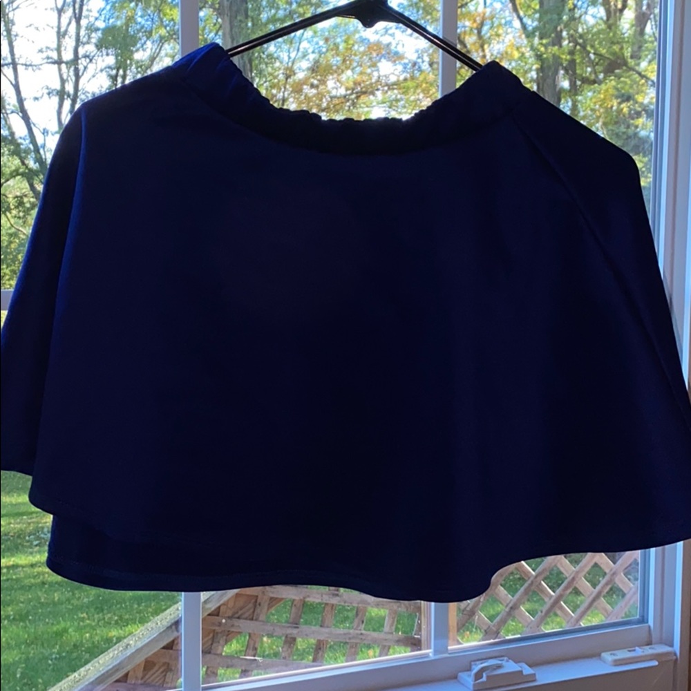 Royal blue skater skirt
